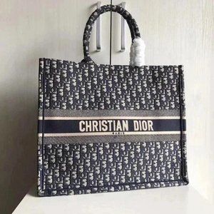 Dior Book Tote Large Blue
